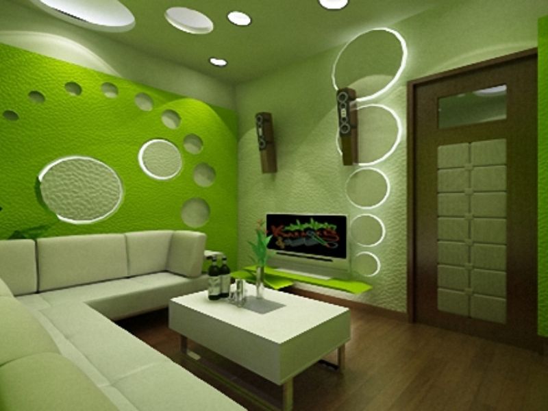  Sử dụng vật liệu tiêu âm tạo hình tròn, tích hợp ánh sáng, đảm bảo thẩm mỹ là biện pháp tiêu âm ẩn cho phòng hát gia đình.