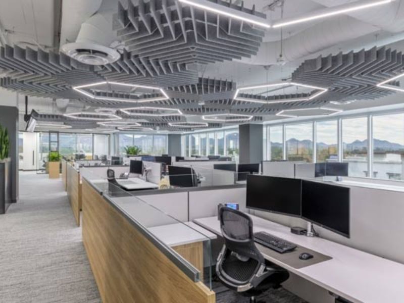  Cách giảm tiếng vang trong văn phòng mở