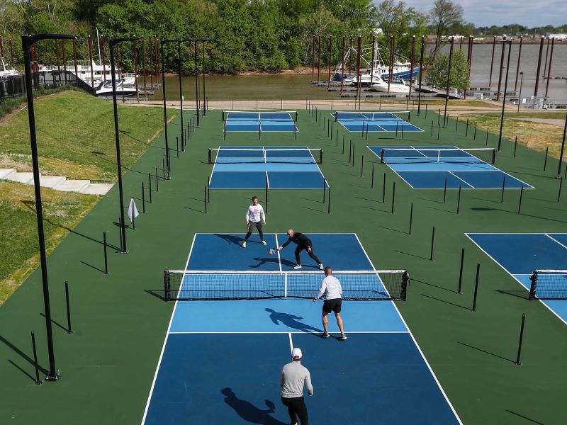 Lắp đặt sân Pickleball chất lượng, giá rẻ