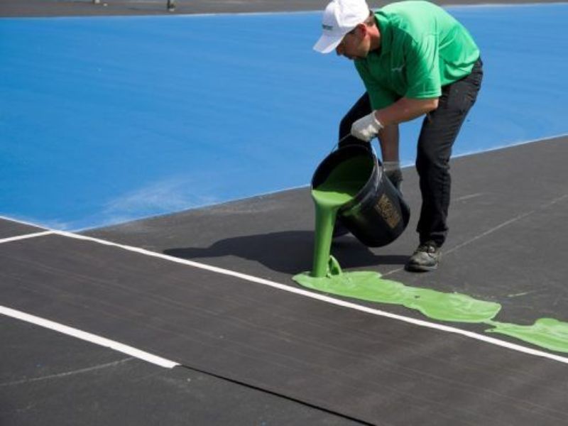  Quy trình thi công sân pickleball acrylic đúng cách chi tiết