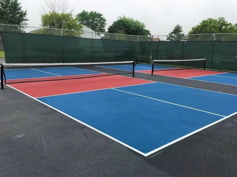  Thi công sân pickleball tiêu chuẩn