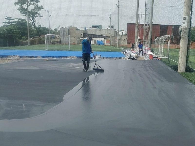  Thi công sân pickleball bê tông tiết kiệm chi phí