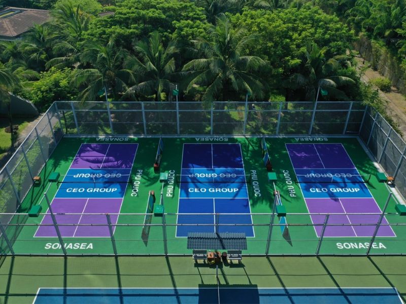  Tiêu chuẩn và yêu cầu thi công sân pickleball cho resort
