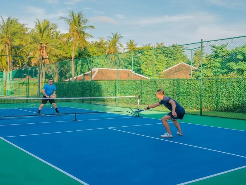  Thi công sân Pickleball cho resort homestay