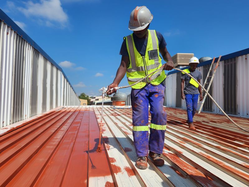  Sơn chống sét rỉ giúp nâng cao độ bền cho mái tole