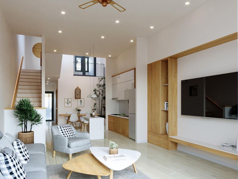  Thiết kế nội thất siêu nhẹ cho nhà phố HCM