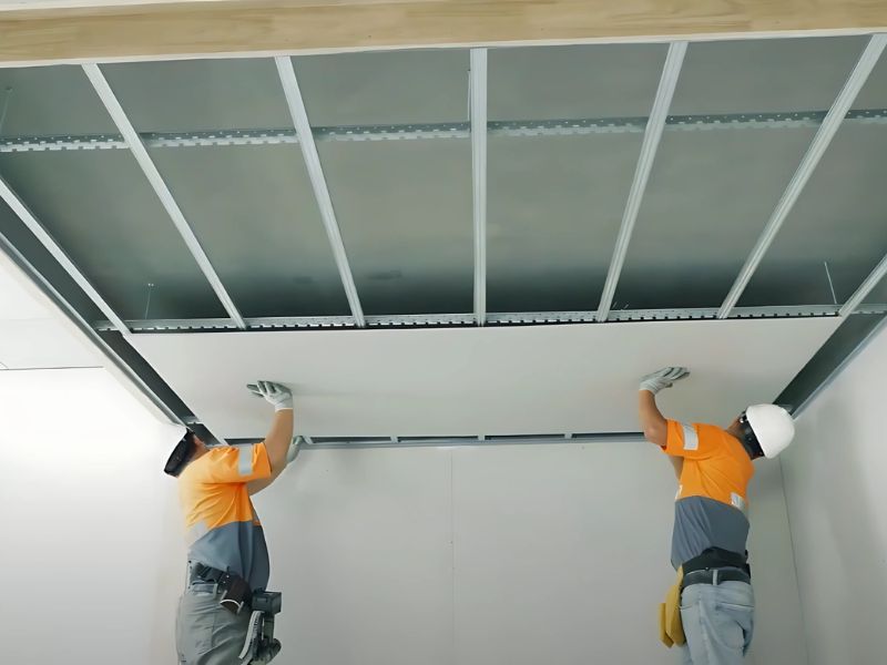  Tấm thạch cao là vật liệu phổ biến nhất trong sửa chữa văn phòng