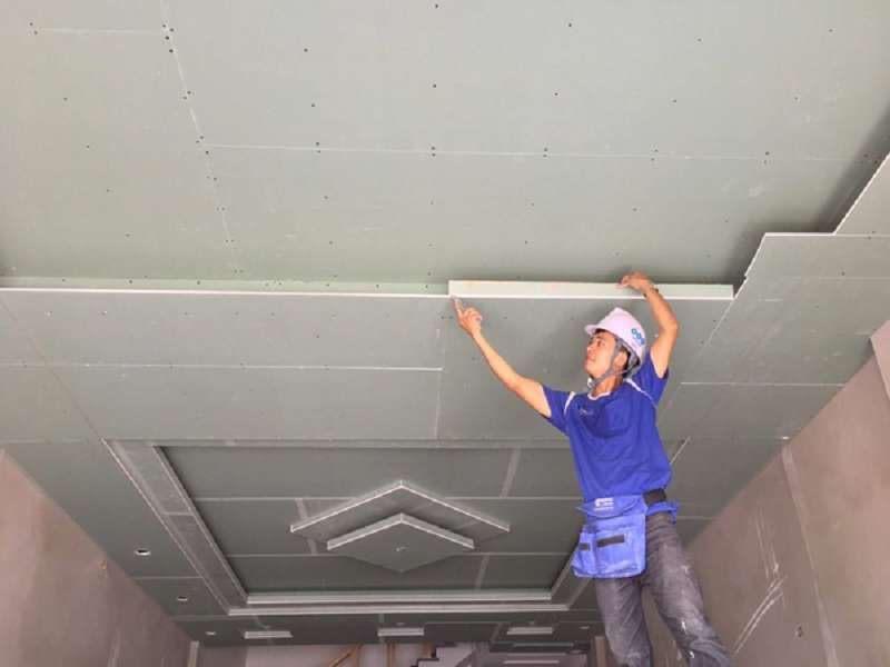  Thi công tấm thạch cao cho công trình để đảm bảo hiệu quả cách âm