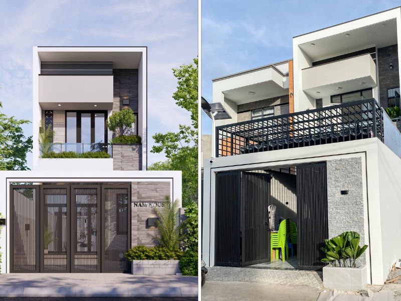  Nhà phố sử dụng vật liệu chất lượng khi thi công