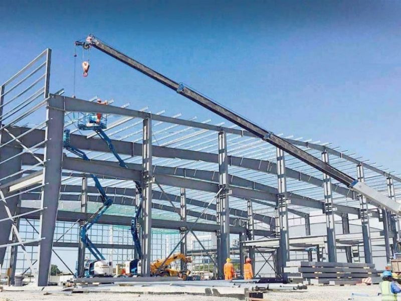  Thi công kho xưởng nhanh, đảm bảo đúng tiến độ