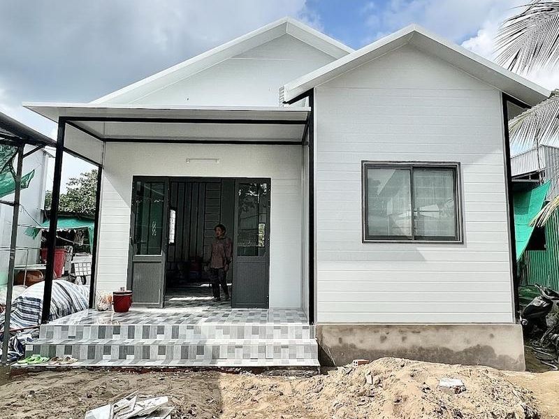  Thi công panel nhà tiền chế nhanh chóng, tiết kiệm thời gian