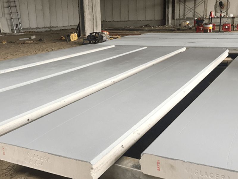 Sàn bê tông siêu nhẹ giảm tối đa tải trọng truyền xuống móng so với bê tông truyền thống