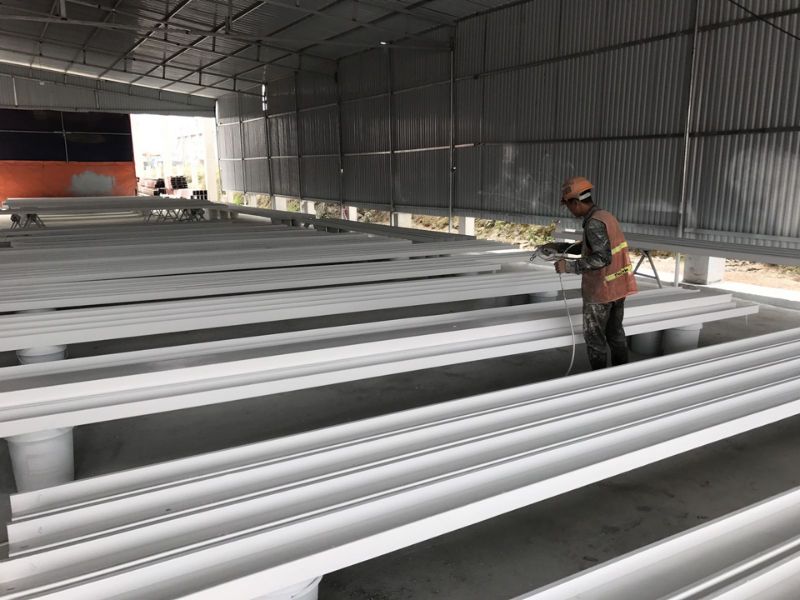  Thi công sơn chống sét kết cấu thép cho nhà xưởng
