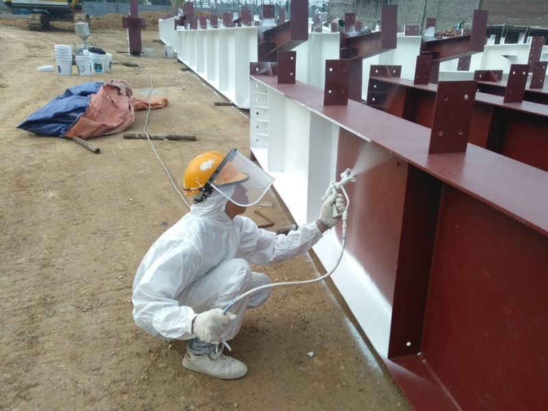  Thi công sơn chống sét cho nhà xưởng