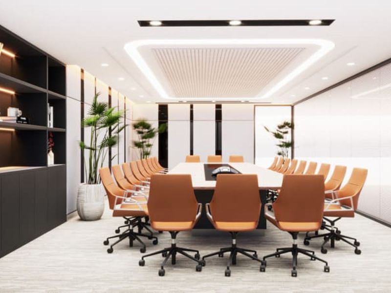  Phòng họp cần kết hợp cách âm cùng tiêu âm để đảm bảo riêng tư và lời nói rõ ràng