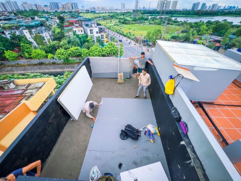  Thi công nhà phố sử dụng vật liệu chống nóng chất lượng cao