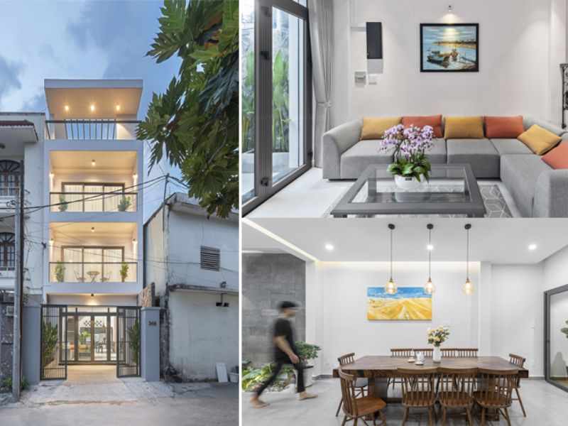  Thiết kế không gian mở cho nhà phố