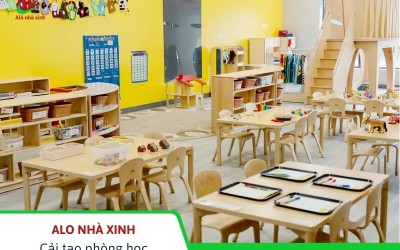 Cải tạo phòng học mầm non: đừng bắt đầu từ câu hỏi 