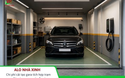 Chi phí cải tạo gara tích hợp trạm sạc: Tận dụng gara cũ, sẵn sàng cho ô tô điện