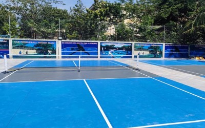 Lợi ích của thảm Vinyl khi thiết kế thi công sân Pickleball