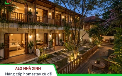 Nâng cấp homestay cũ để tăng giá trị từng căn phòng