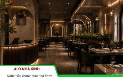 Nâng cấp không gian nhà hàng cao cấp