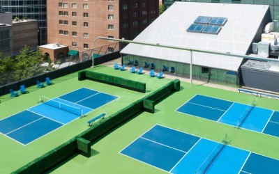 Thi công sân Pickleball trên sân thượng – Giải pháp thể thao tiện lợi tại nhà