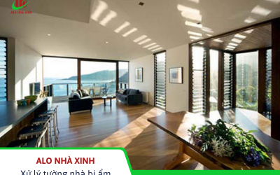 Tường nhà bị ẩm mốc bong tróc: cách xử lý triệt để theo kinh nghiệm thợ lành nghề