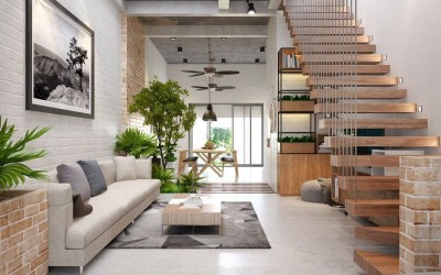 5 ý tưởng cải tạo phòng khách nhà phố thông thoáng