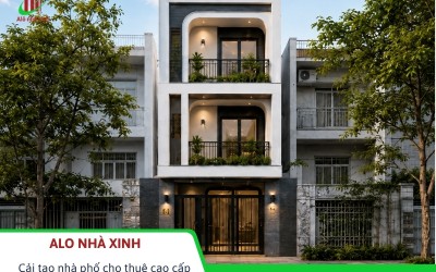 Cải tạo nhà phố cho thuê cao cấp từ công trình cũ