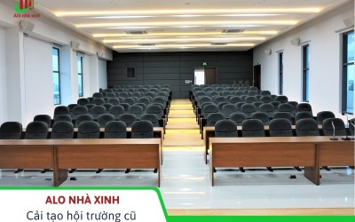 Cải tạo hội trường cũ thành không gian hiện đại và đa năng